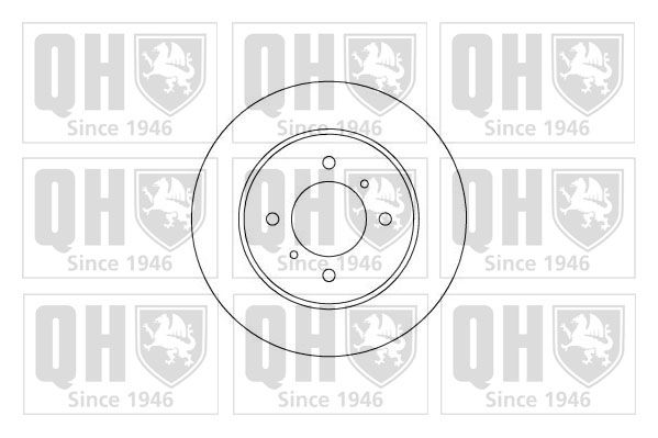 QUINTON HAZELL Тормозной диск BDC4879